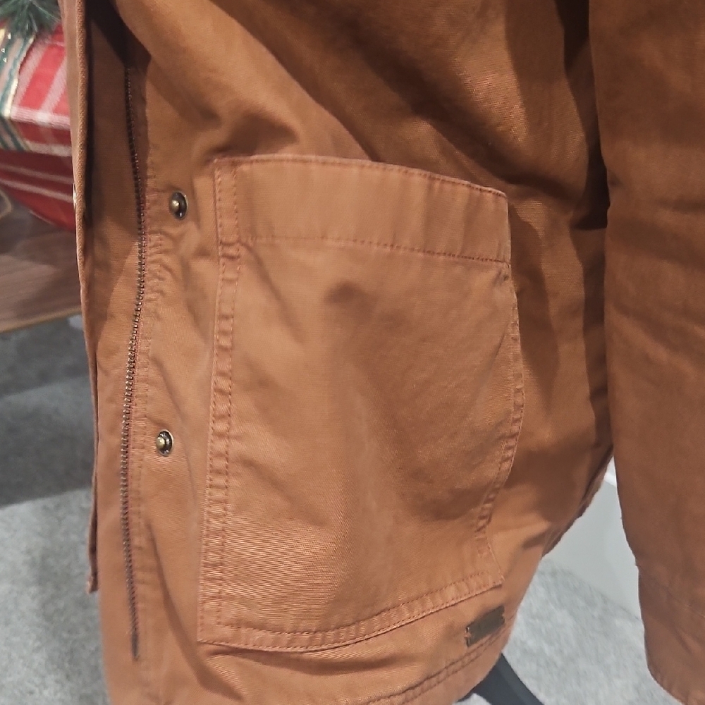 Natural Reflections Checkered Jacket with Brown H… - image 14